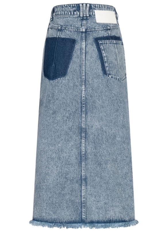 Adidas Original x Kseniaschnaider Jeans Maxirock: Stil & lässiger Komfort