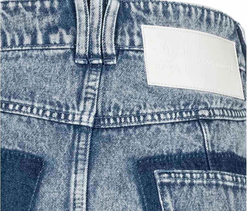Adidas Original x Kseniaschnaider Jeans Maxirock: Stil & lässiger Komfort